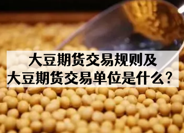 大豆期货交易规则及大豆期货交易单位是什么？