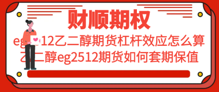 eg2512乙二醇期货杠杆效应怎么算_乙二醇eg2512期货如何套期保值