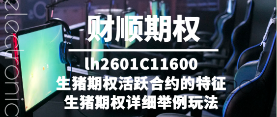 lh2601C11600生猪期权活跃合约的特征_生猪期权详细举例玩法