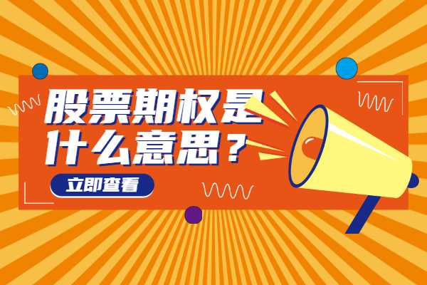 股票期权是什么意思？