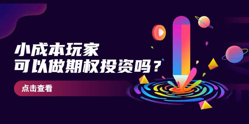 小成本玩家可以做期权投资吗？