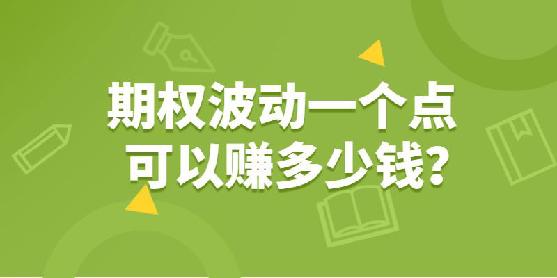 期权波动一个点可以赚多少钱？